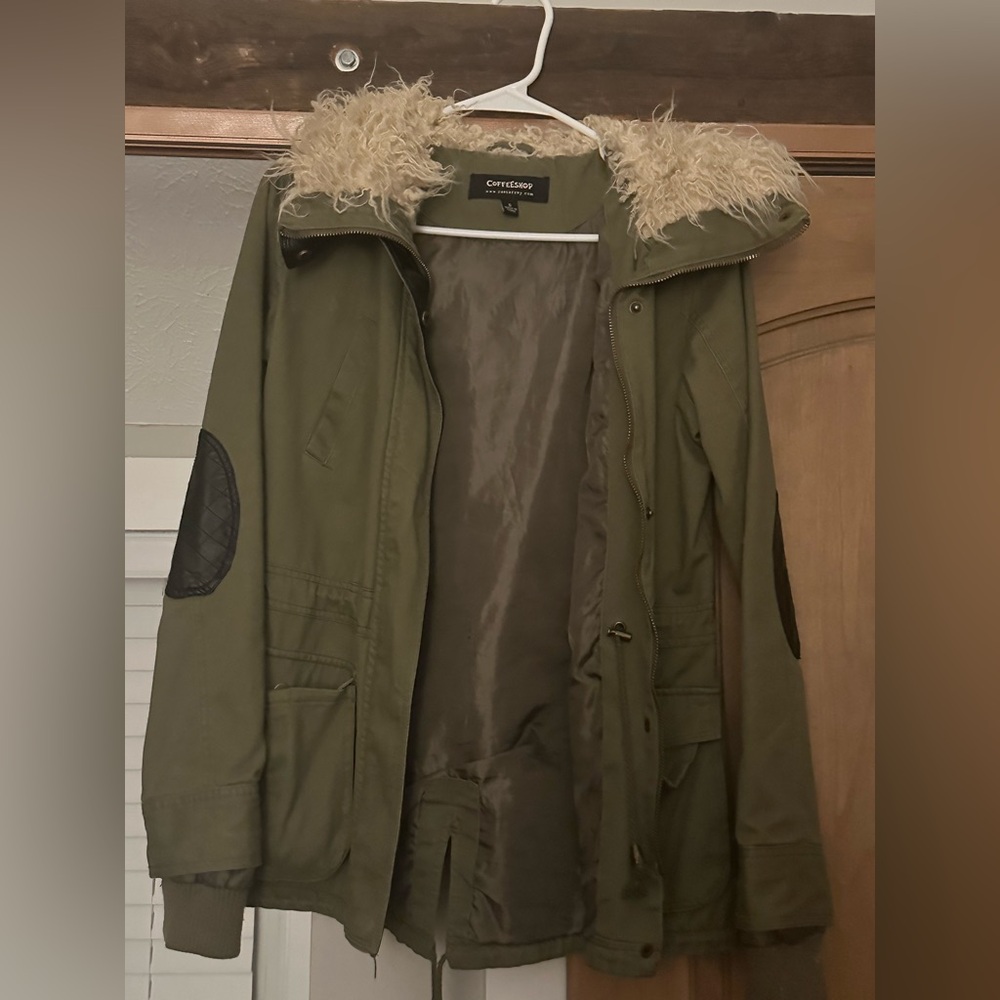 Army green jacket